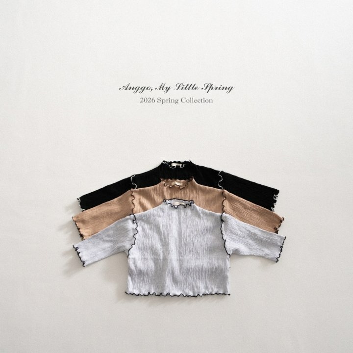 Anggo 上衣 앙꼬 크로와상티셔츠-細節圖2