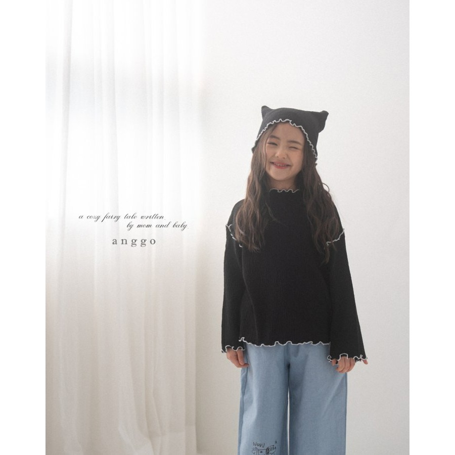 Anggo 上衣 앙꼬 크로와상티셔츠-細節圖6