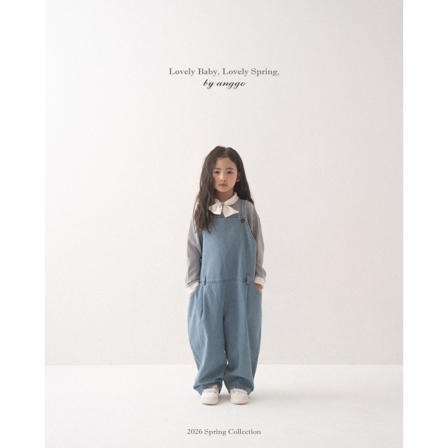 Anggo 吊帶褲 앙꼬 파인오버롤-細節圖7