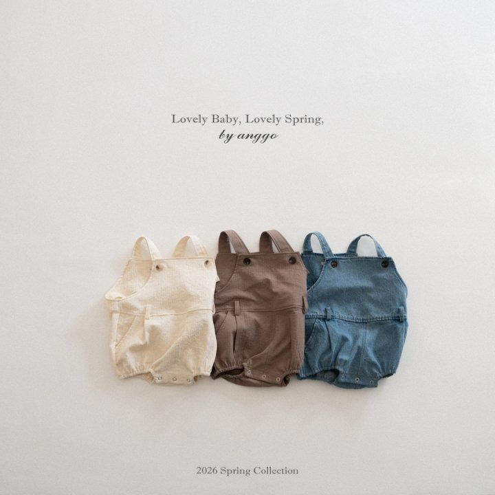 Anggo 包屁衣 앙꼬 파인오버롤롬퍼-細節圖3