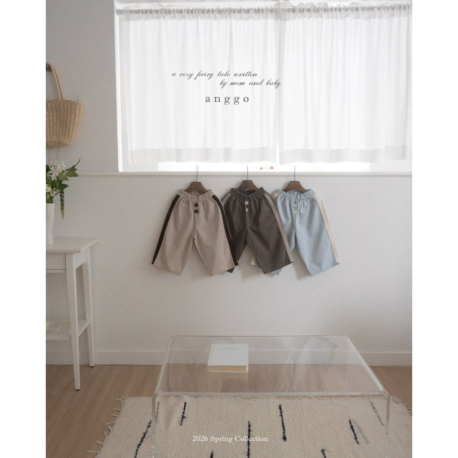 Anggo 褲子 앙꼬 라인팬츠-細節圖4