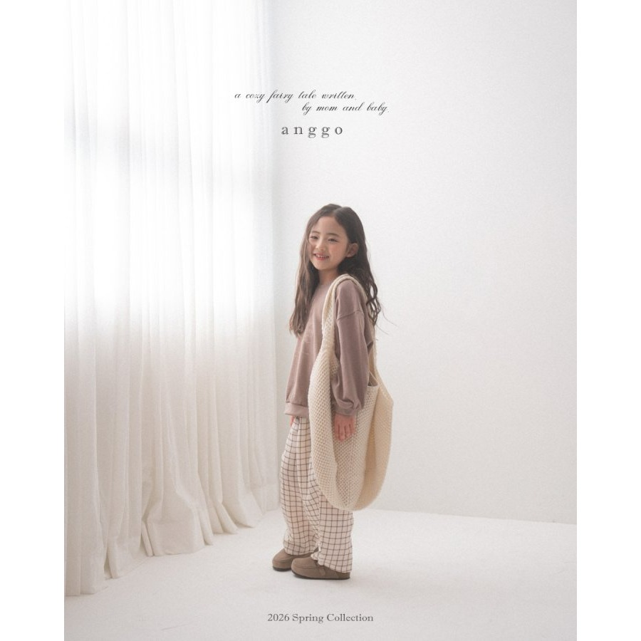 Anggo 上衣 앙꼬 레터링맨투맨-細節圖7