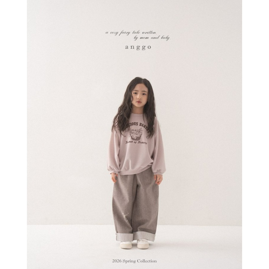 Anggo 上衣 앙꼬 베이커리맨투맨-細節圖4