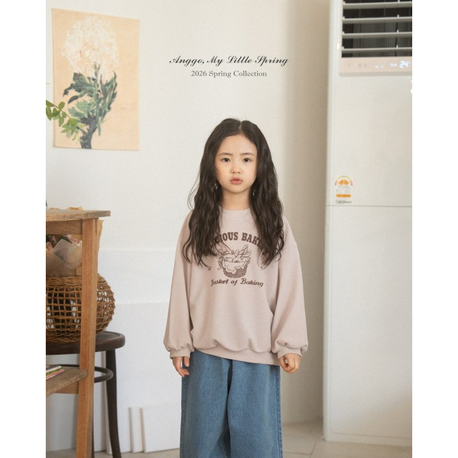 Anggo 上衣 앙꼬 베이커리맨투맨-細節圖5