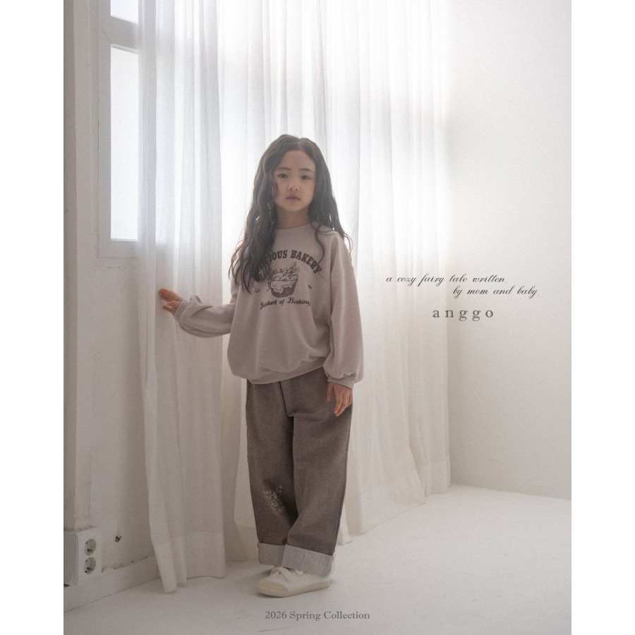 Anggo 上衣 앙꼬 베이커리맨투맨-細節圖6