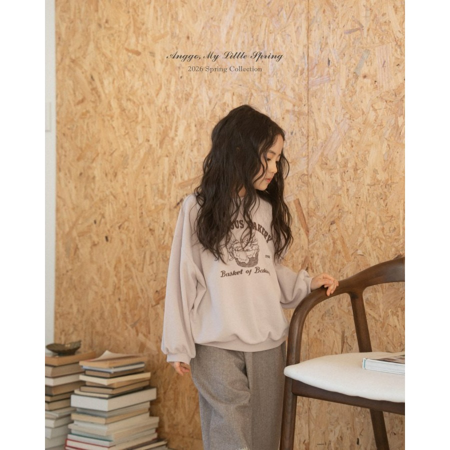 Anggo 上衣 앙꼬 베이커리맨투맨-細節圖10