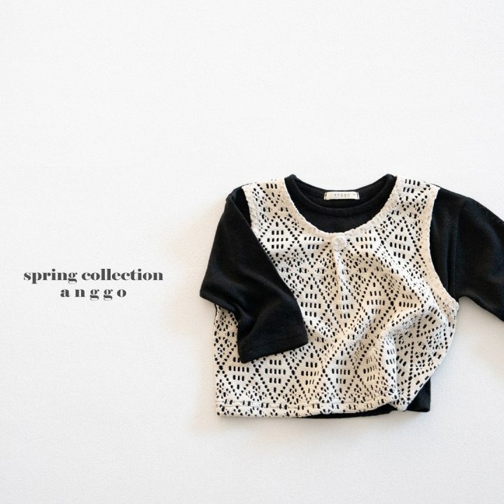 Anggo 上衣 앙꼬 수플레티셔츠-細節圖5