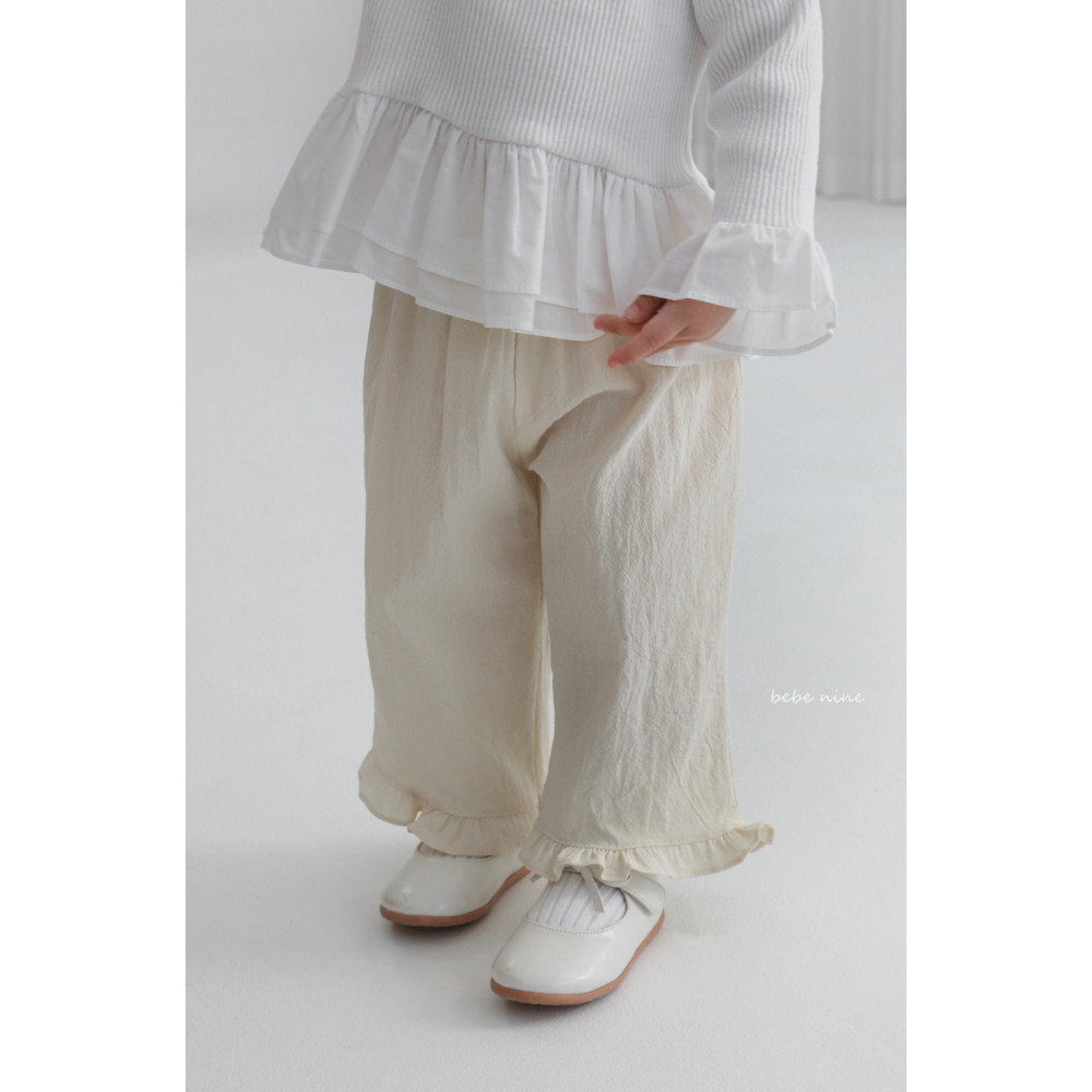 Bebenine 褲子 베베나인 프릴루즈팬츠-細節圖6