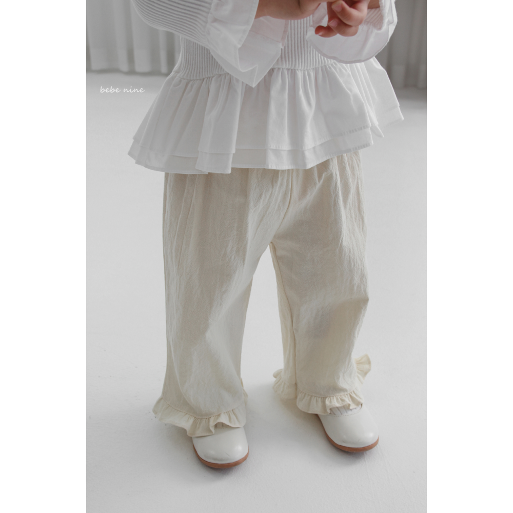 Bebenine 褲子 베베나인 프릴루즈팬츠-細節圖7