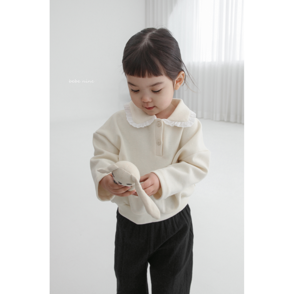 Bebenine 上衣 베베나인 프릴카라맨투맨-細節圖5