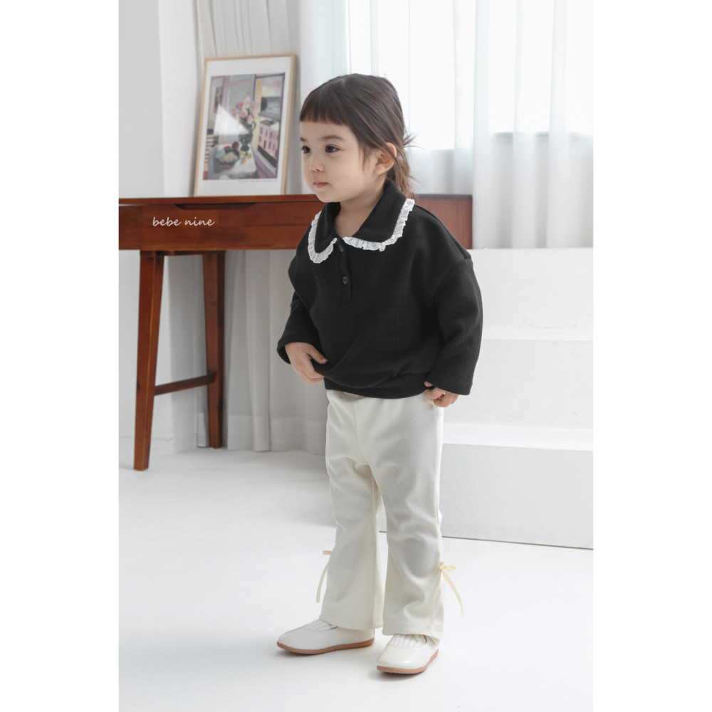 Bebenine 上衣 베베나인 프릴카라맨투맨-細節圖10