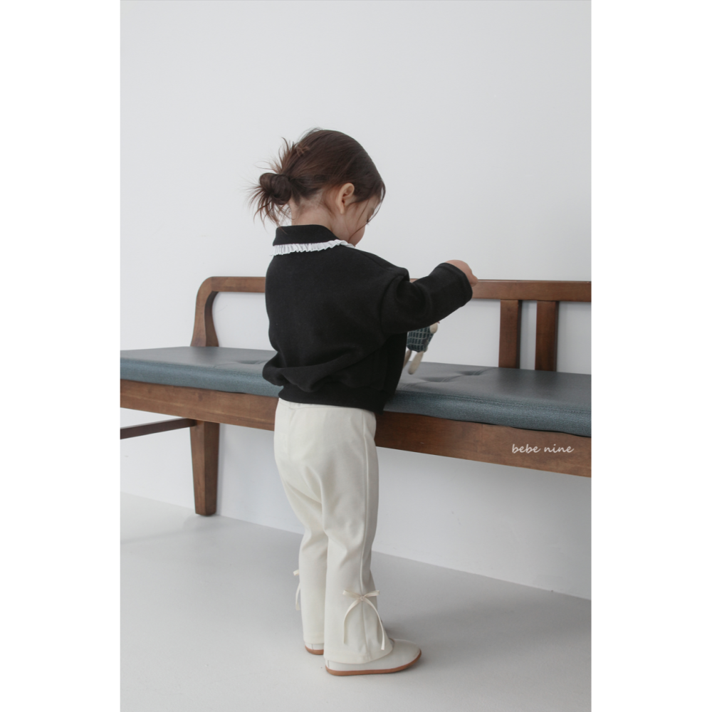 Bebenine 上衣 베베나인 프릴카라맨투맨-細節圖11