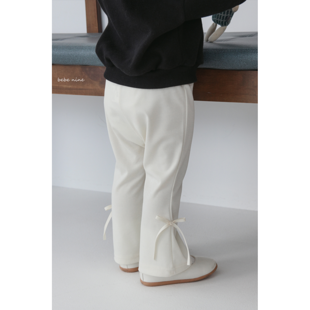 Bebenine 褲子 베베나인 퓨어리본나팔팬츠-細節圖4