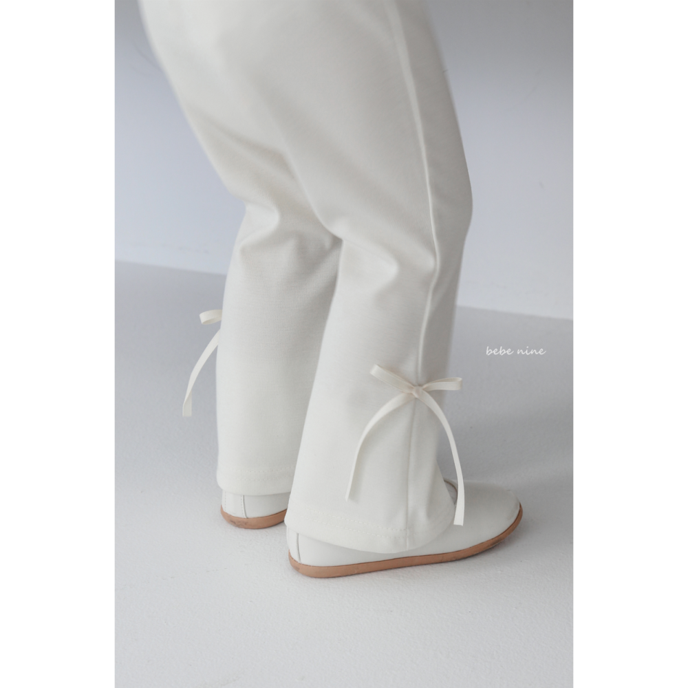 Bebenine 褲子 베베나인 퓨어리본나팔팬츠-細節圖5