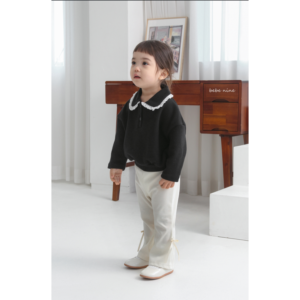 Bebenine 褲子 베베나인 퓨어리본나팔팬츠-細節圖6