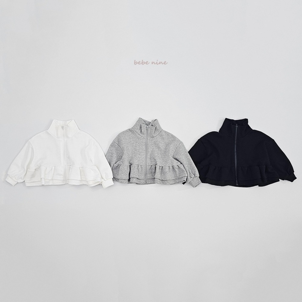 Bebenine 外套 베베나인 크롭집업자켓-細節圖2