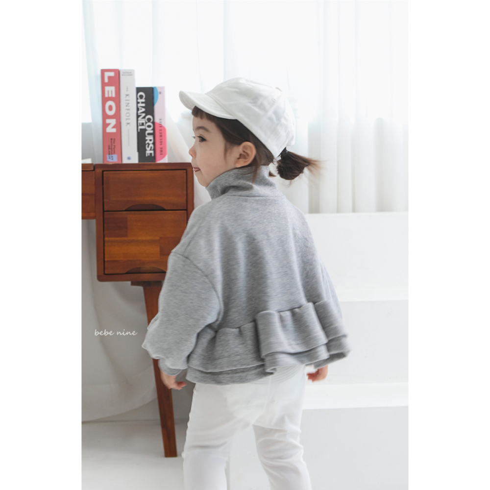 Bebenine 外套 베베나인 크롭집업자켓-細節圖9