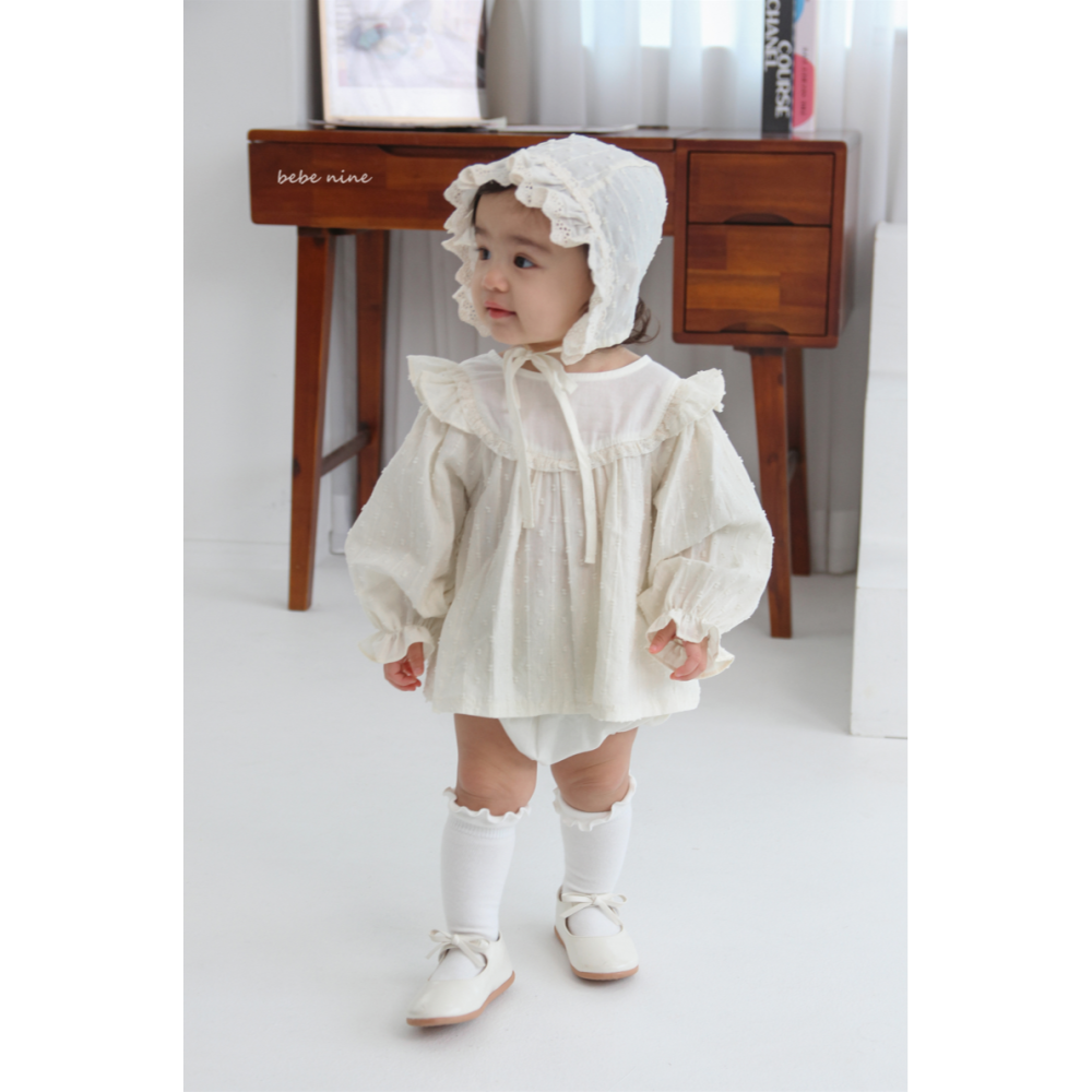 Bebenine 套裝 上衣&屁屁褲 베베나인 셜리블루머세트-細節圖6