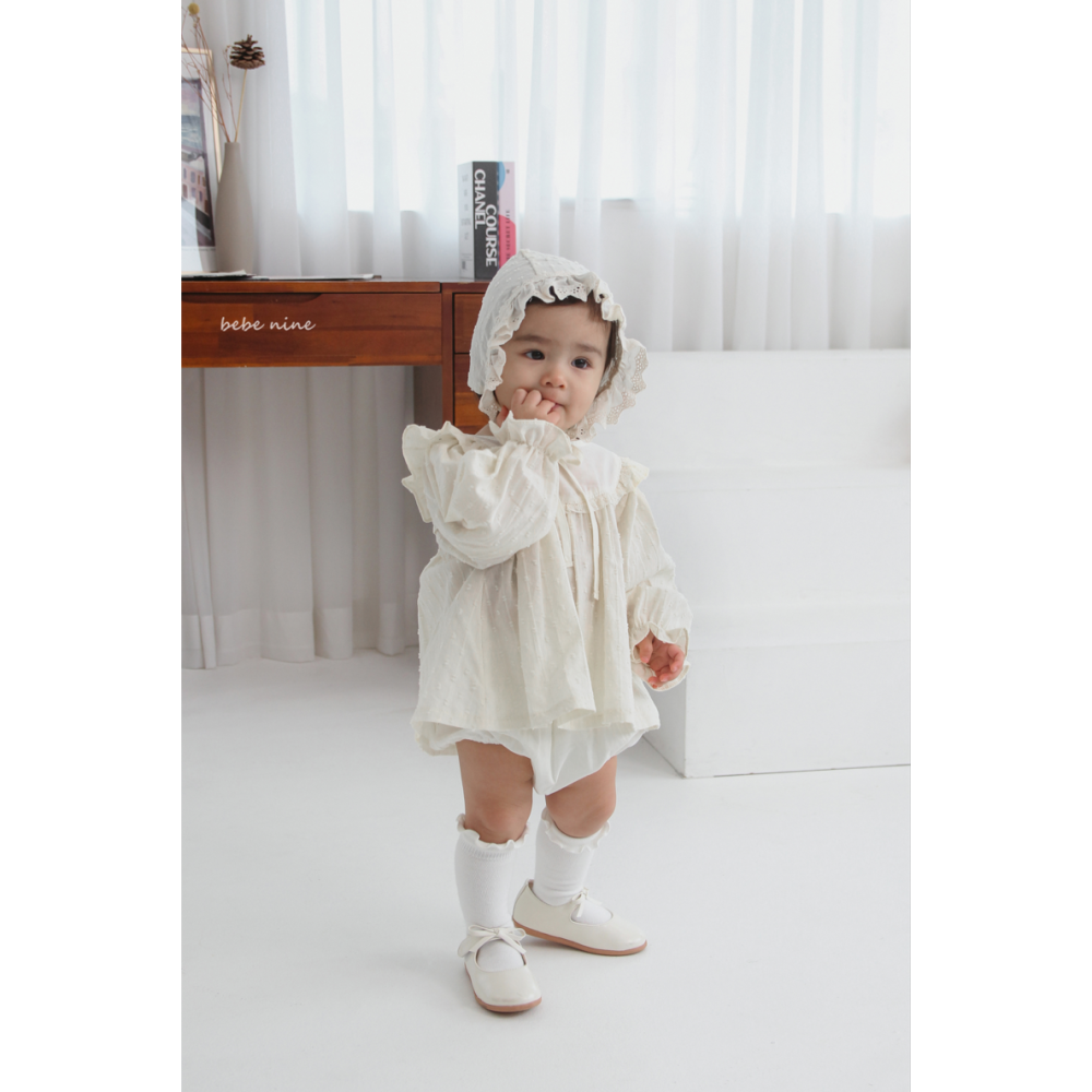 Bebenine 套裝 上衣&屁屁褲 베베나인 셜리블루머세트-細節圖10