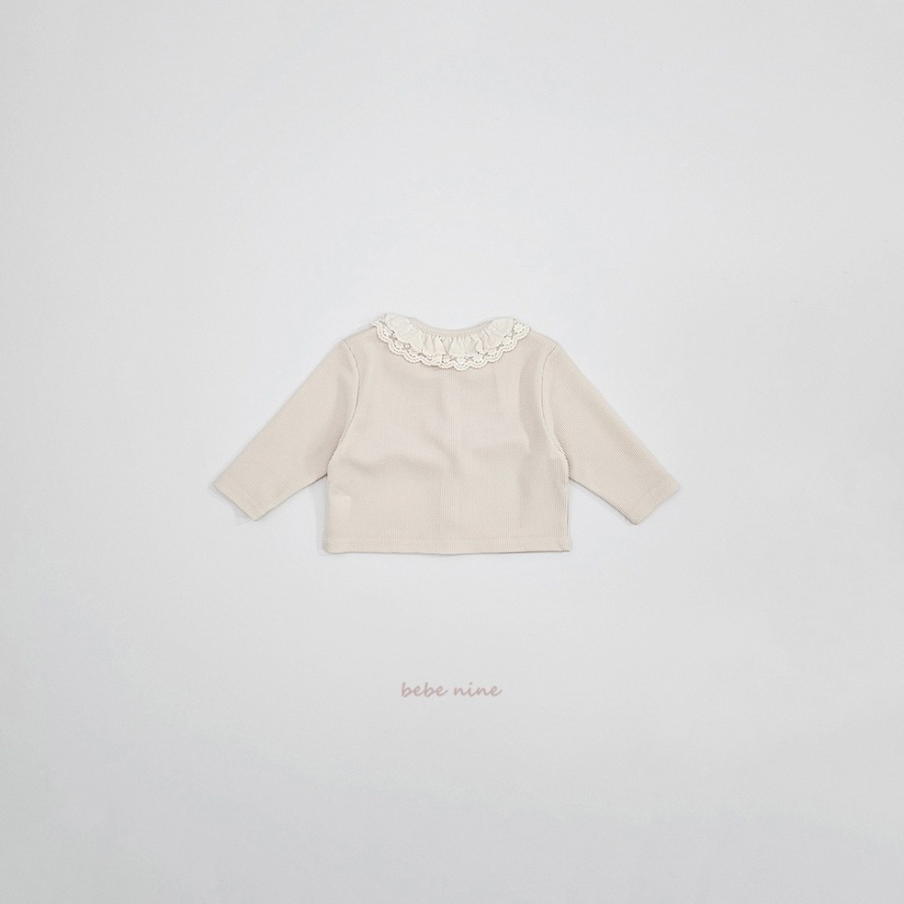 Bebenine 開襟衫 베베나인 쁘띠레이스가디건-細節圖3