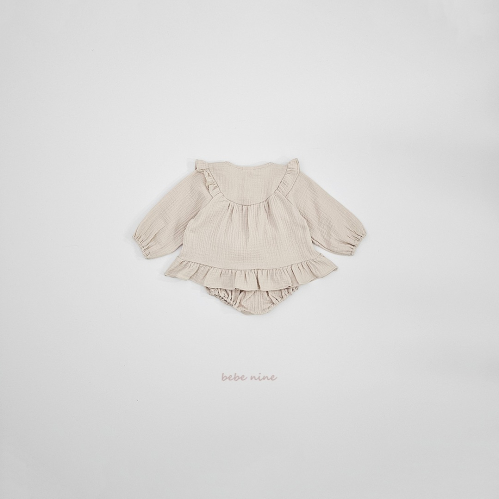 Bebenine 套裝 上衣&屁屁褲 베베나인 보나블루머세트-細節圖3