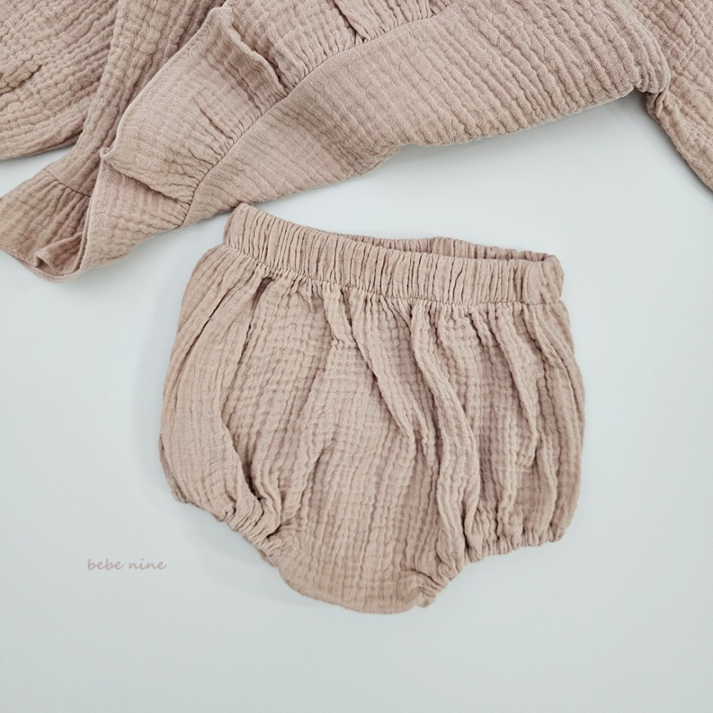 Bebenine 套裝 上衣&屁屁褲 베베나인 보나블루머세트-細節圖5