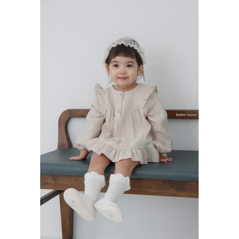 Bebenine 套裝 上衣&屁屁褲 베베나인 보나블루머세트-細節圖8