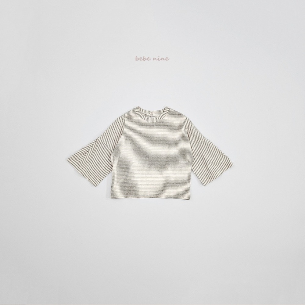 Bebenine 上衣 베베나인 메종스트라이프티-細節圖2