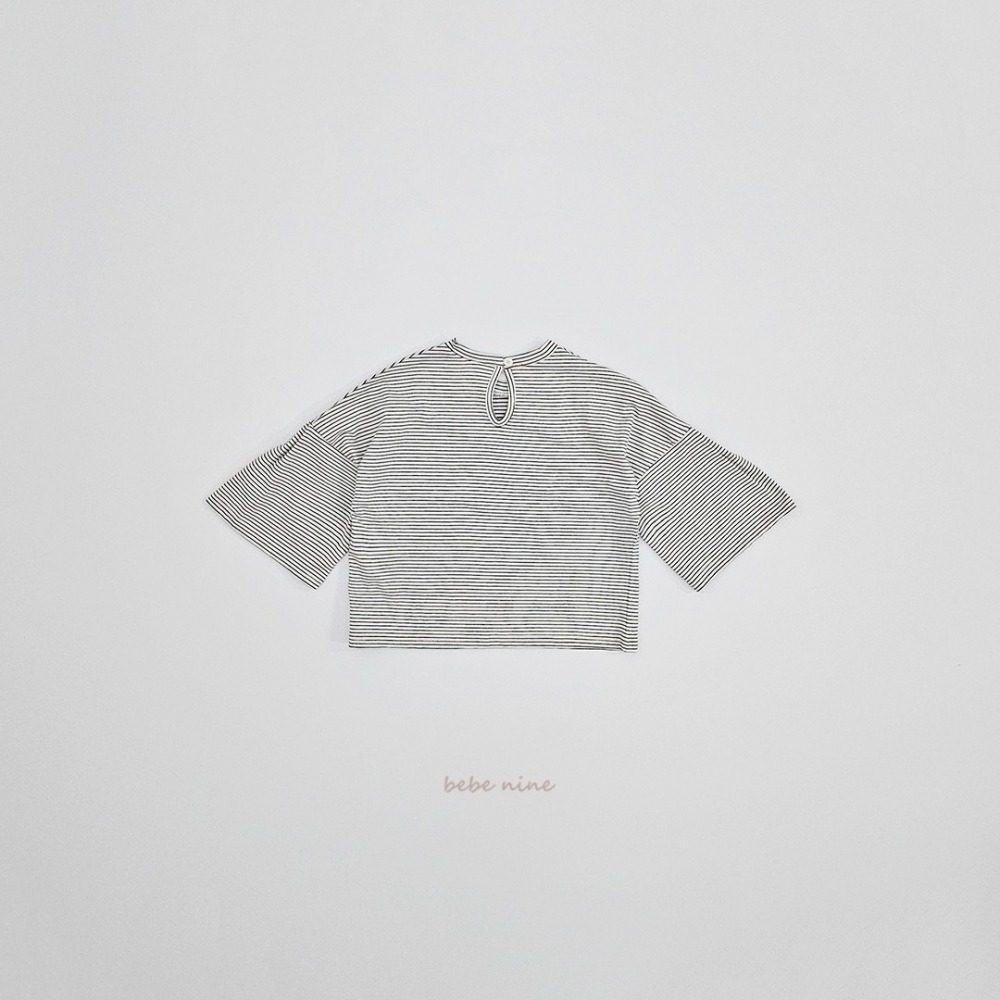 Bebenine 上衣 베베나인 메종스트라이프티-細節圖3