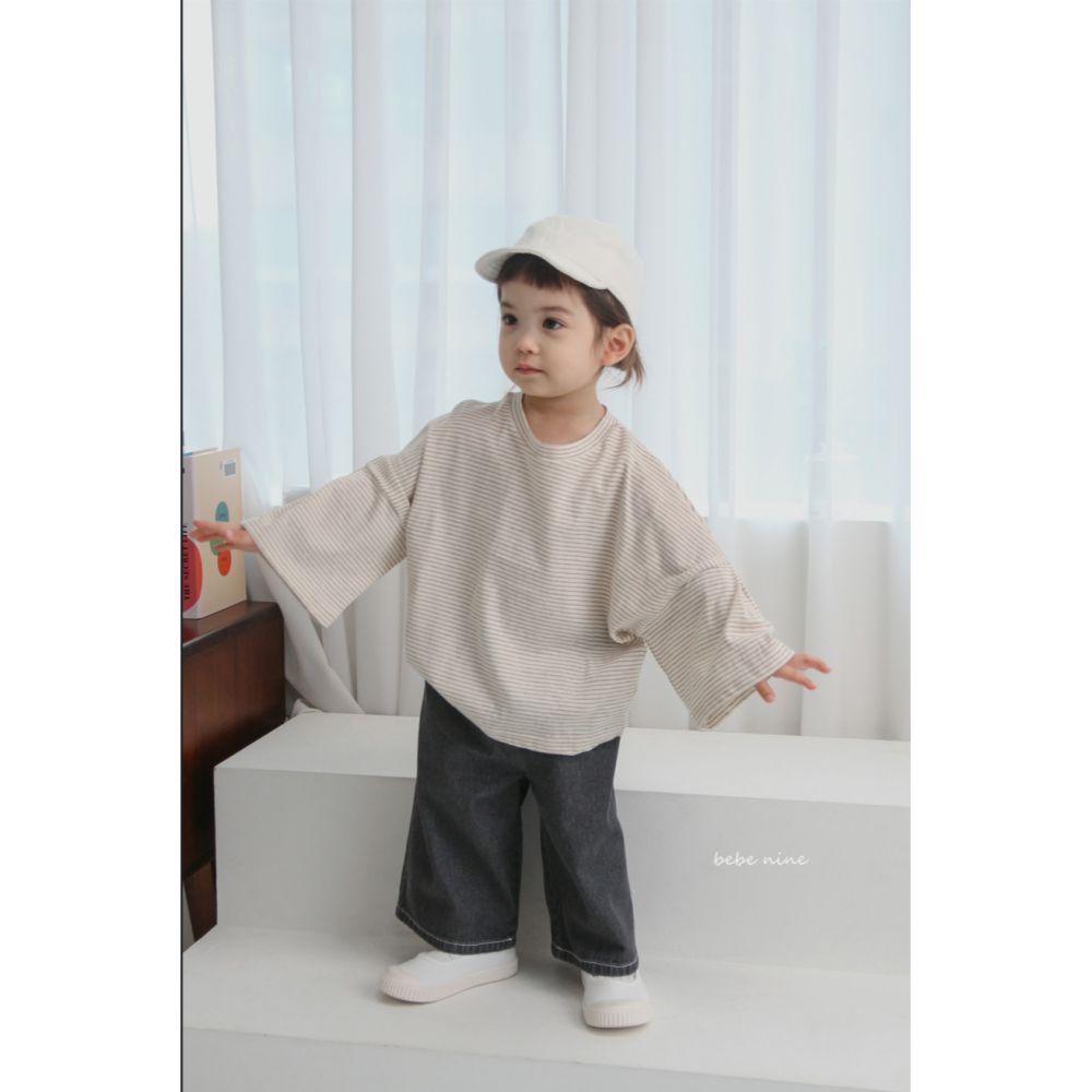 Bebenine 上衣 베베나인 메종스트라이프티-細節圖4