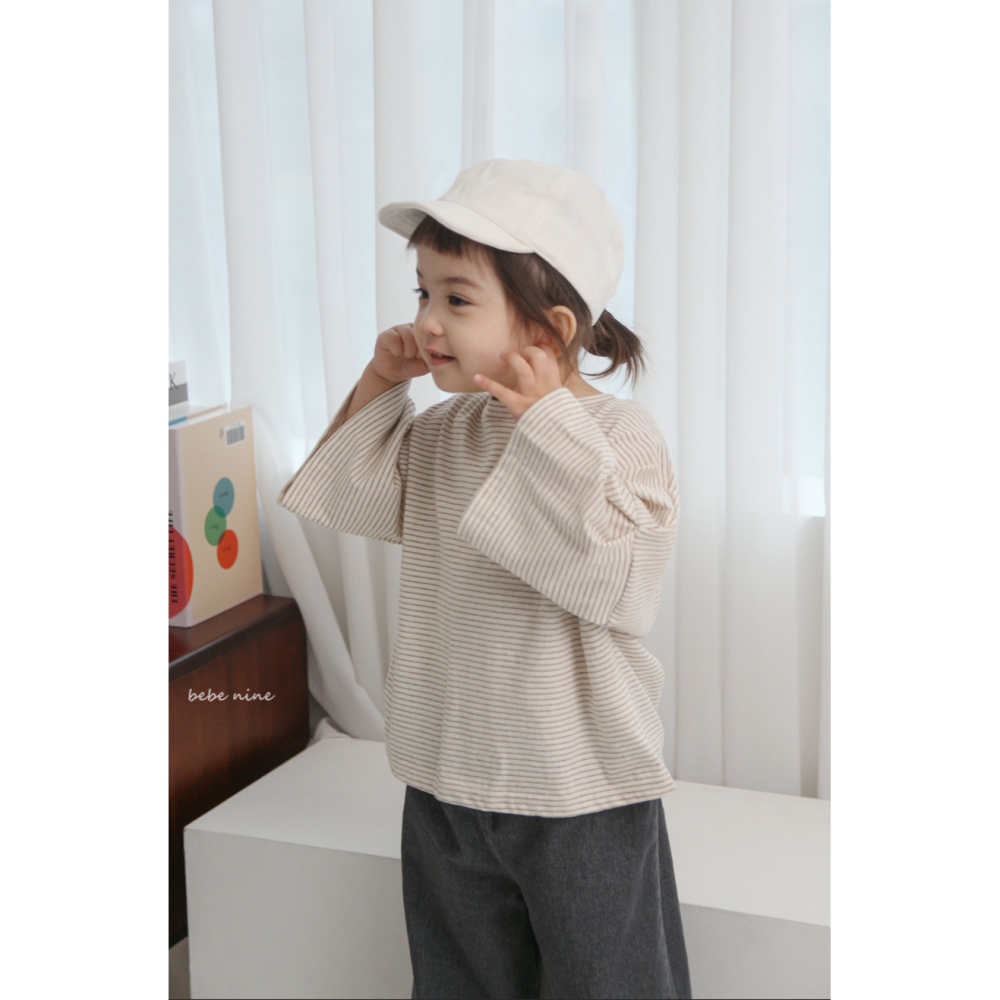 Bebenine 上衣 베베나인 메종스트라이프티-細節圖6