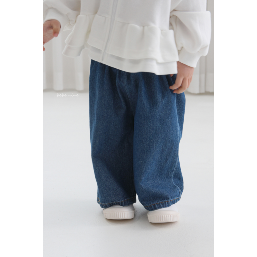 Bebenine 褲子 베베나인 데님루즈팬츠-細節圖7