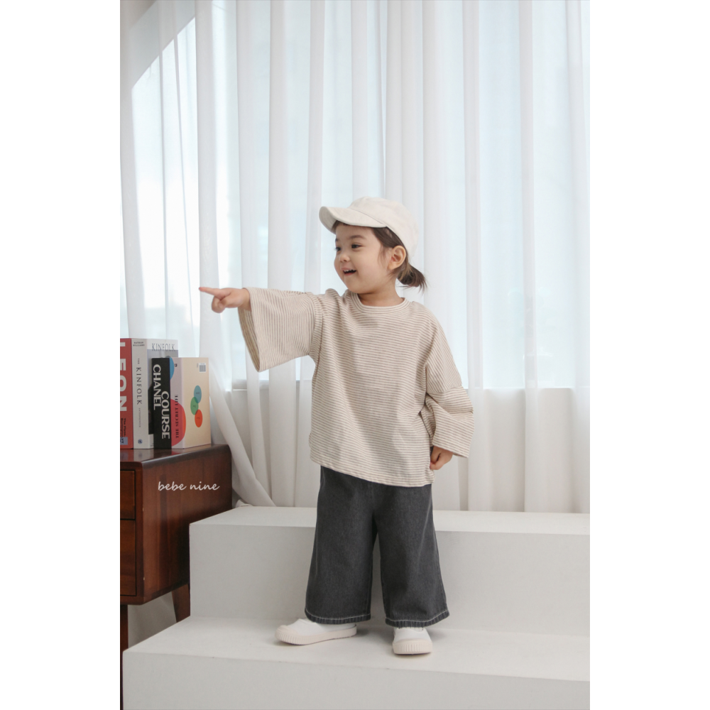 Bebenine 褲子 베베나인 데님루즈팬츠-細節圖10