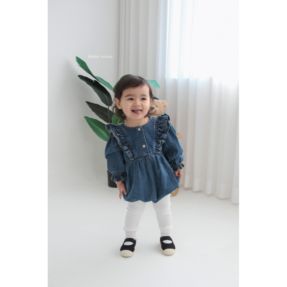 Bebenine 包屁衣 베베나인 라라데님슈트-細節圖4