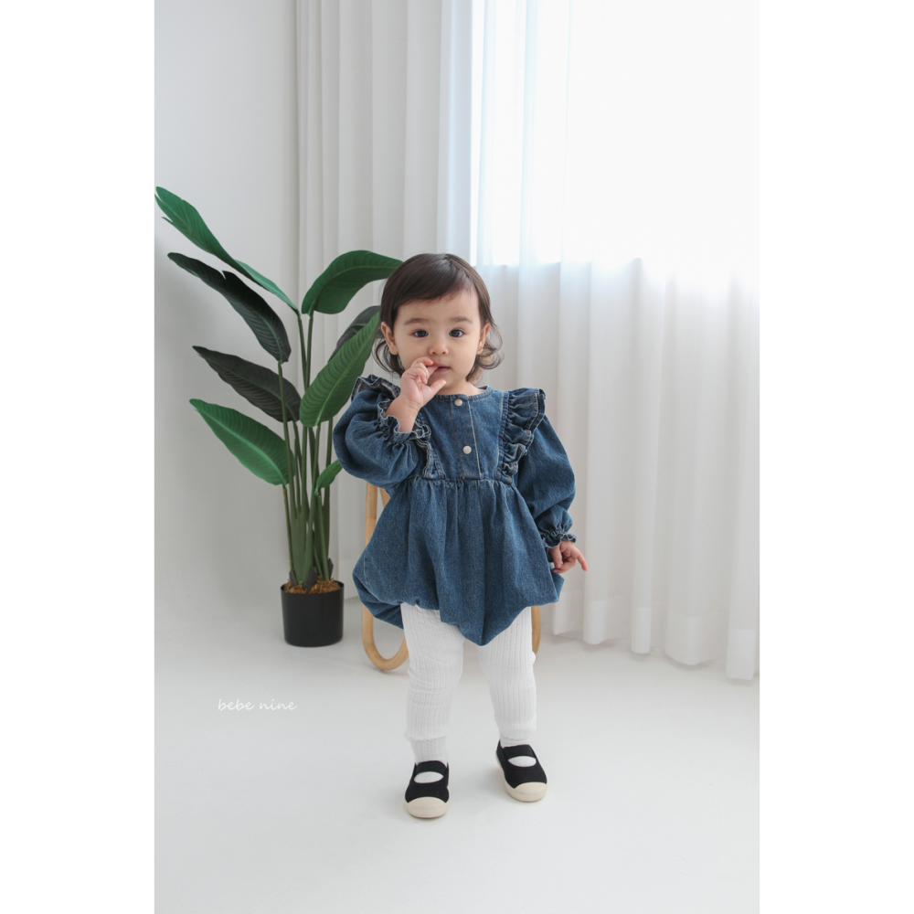 Bebenine 包屁衣 베베나인 라라데님슈트-細節圖5