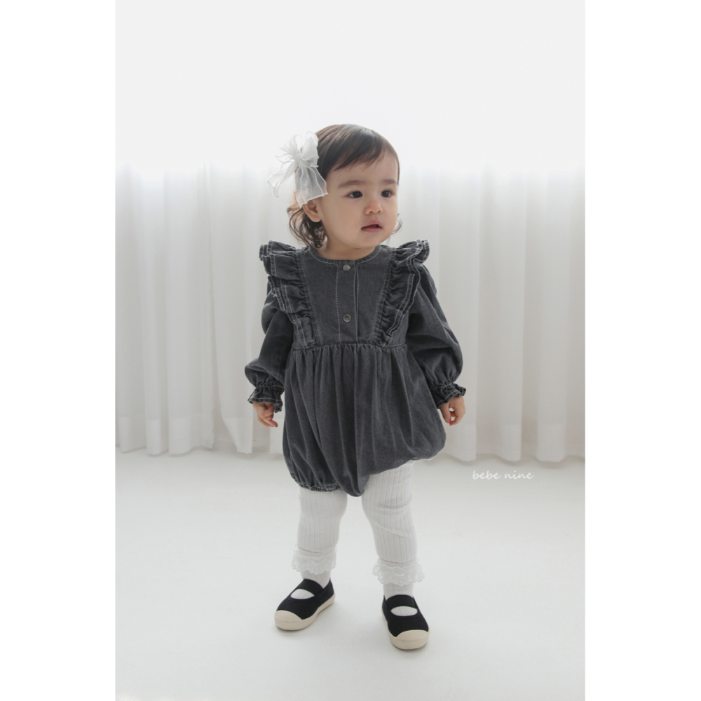 Bebenine 包屁衣 베베나인 라라데님슈트-細節圖7