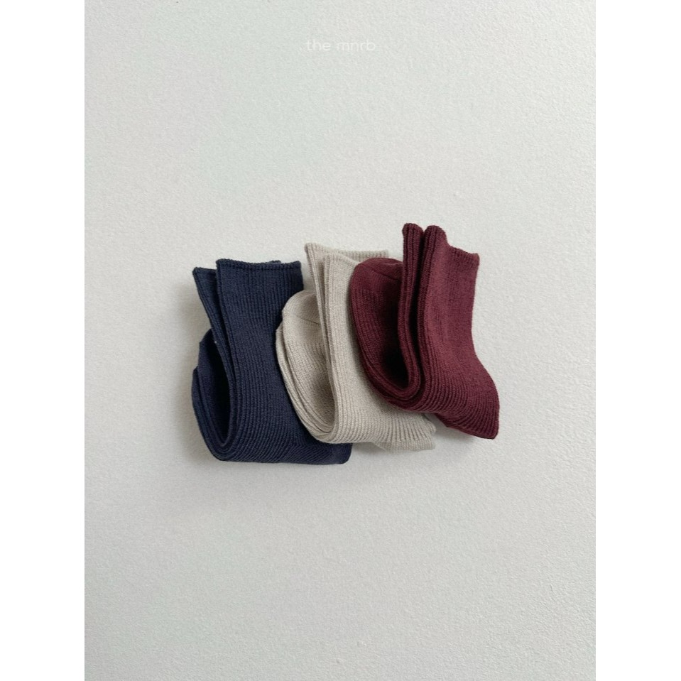 Minirobe 襪子 미니로브 브리즈삭스3종세트-細節圖3
