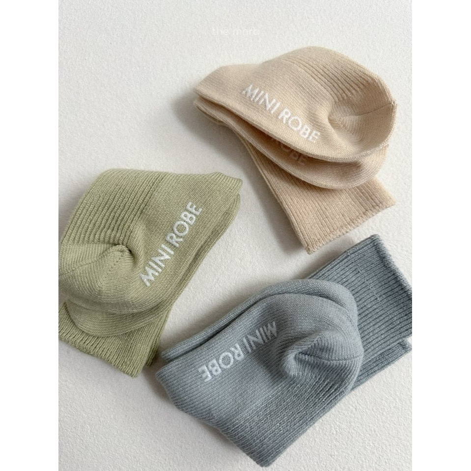 Minirobe 襪子 미니로브 블라썸삭스3종세트-細節圖3