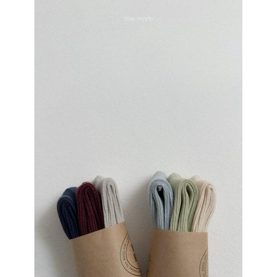 Minirobe 襪子 미니로브 블라썸삭스3종세트-細節圖8