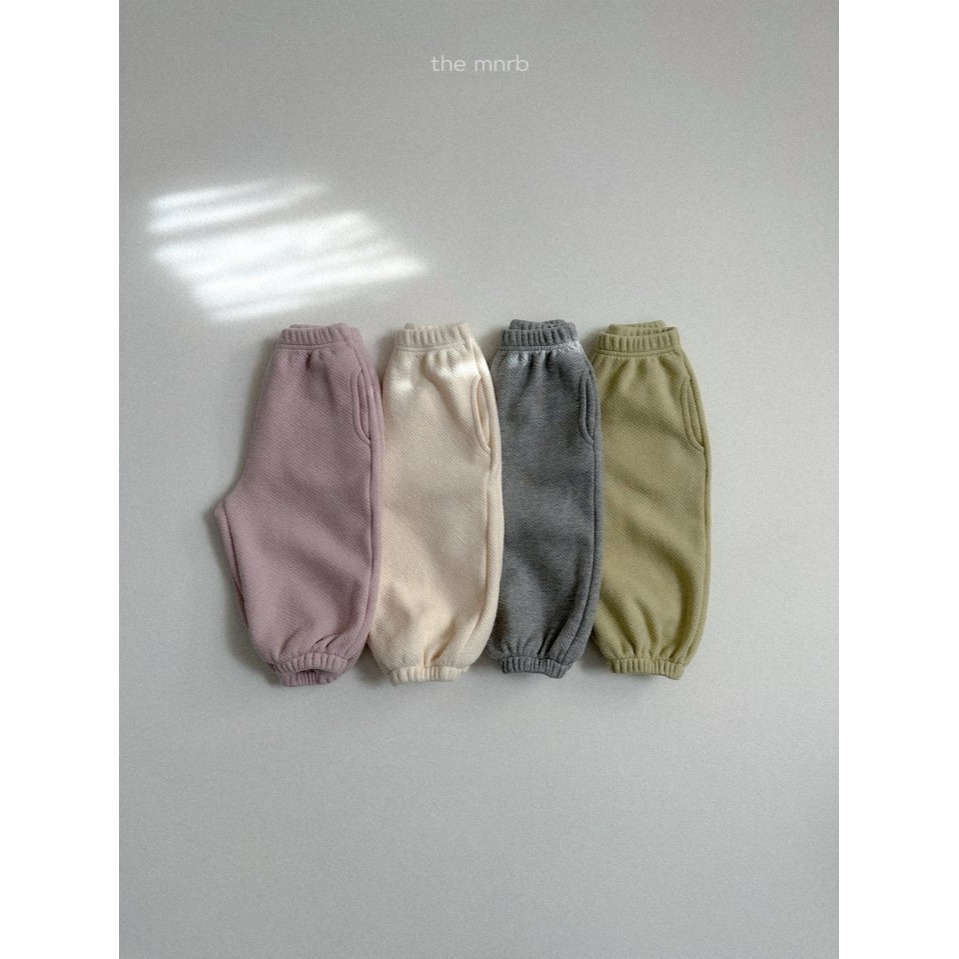 Minirobe 褲子 미니로브 블라썸조거팬츠-細節圖2