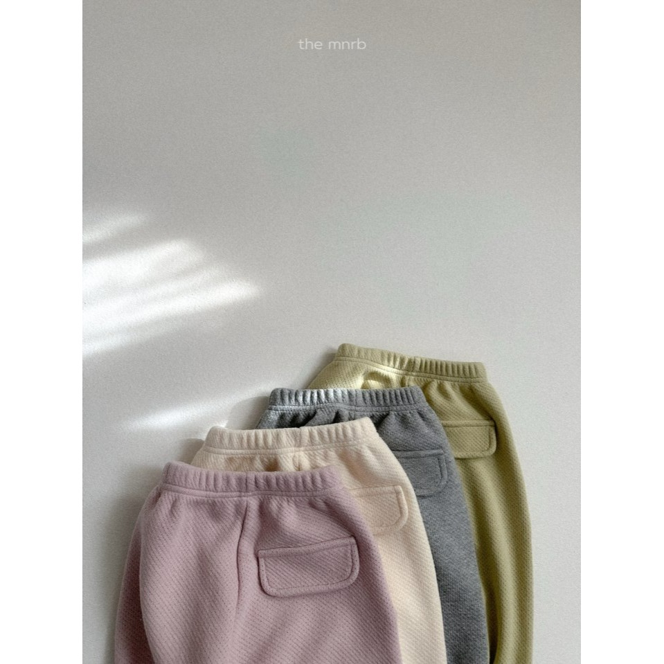 Minirobe 褲子 미니로브 블라썸조거팬츠-細節圖3