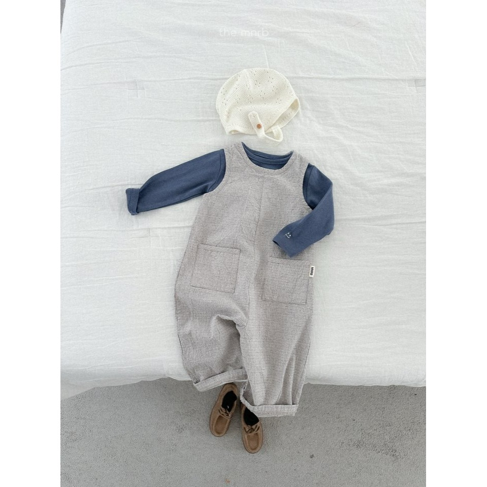 Minirobe 吊帶褲 미니로브 모던체크오버롤-細節圖9