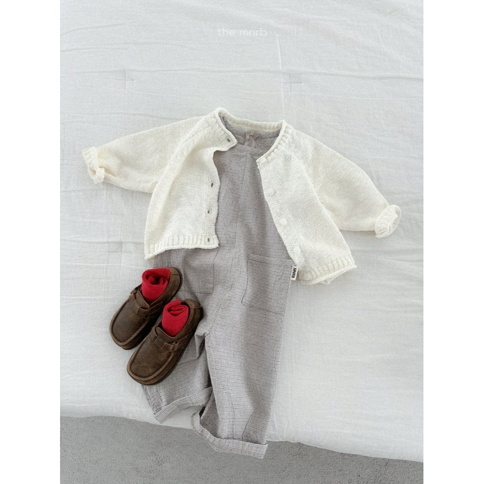 Minirobe 吊帶褲 미니로브 모던체크오버롤-細節圖10