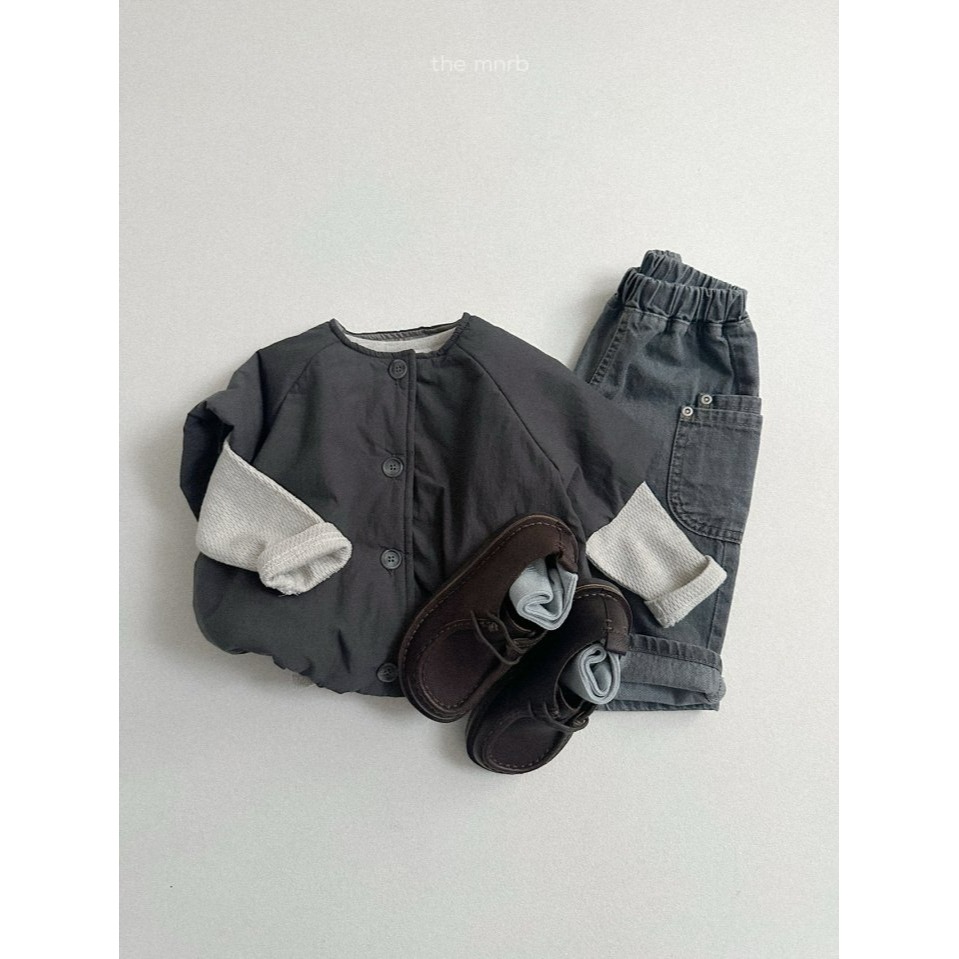 Minirobe 褲子 미니로브 조인데님팬츠-細節圖5