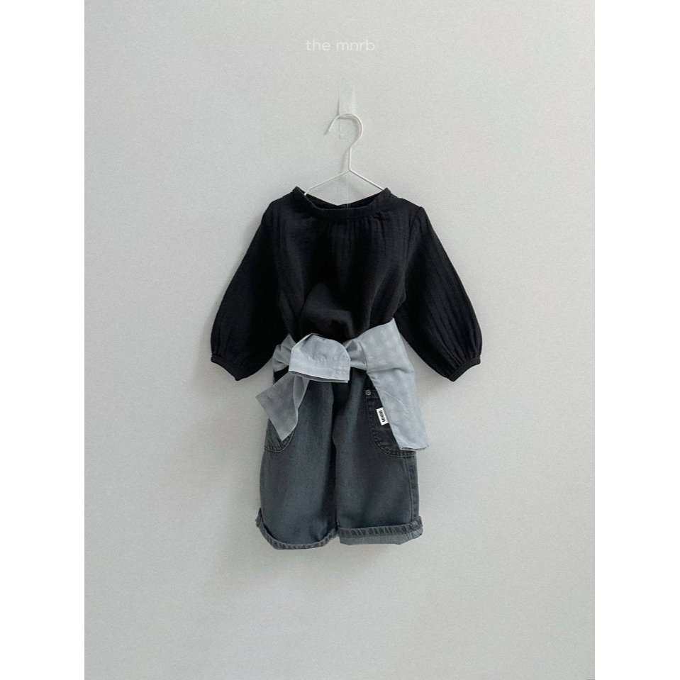 Minirobe 褲子 미니로브 조인데님팬츠-細節圖9