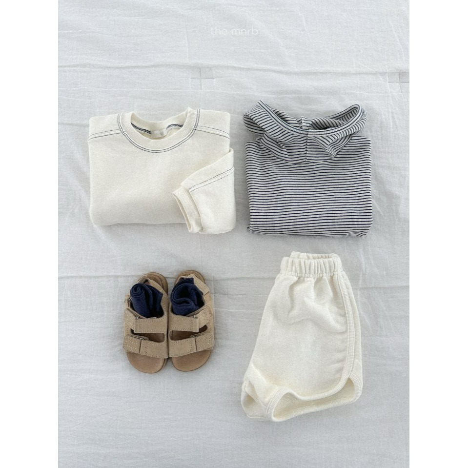 Minirobe 上衣 미니로브 로디배색맨투맨-細節圖8