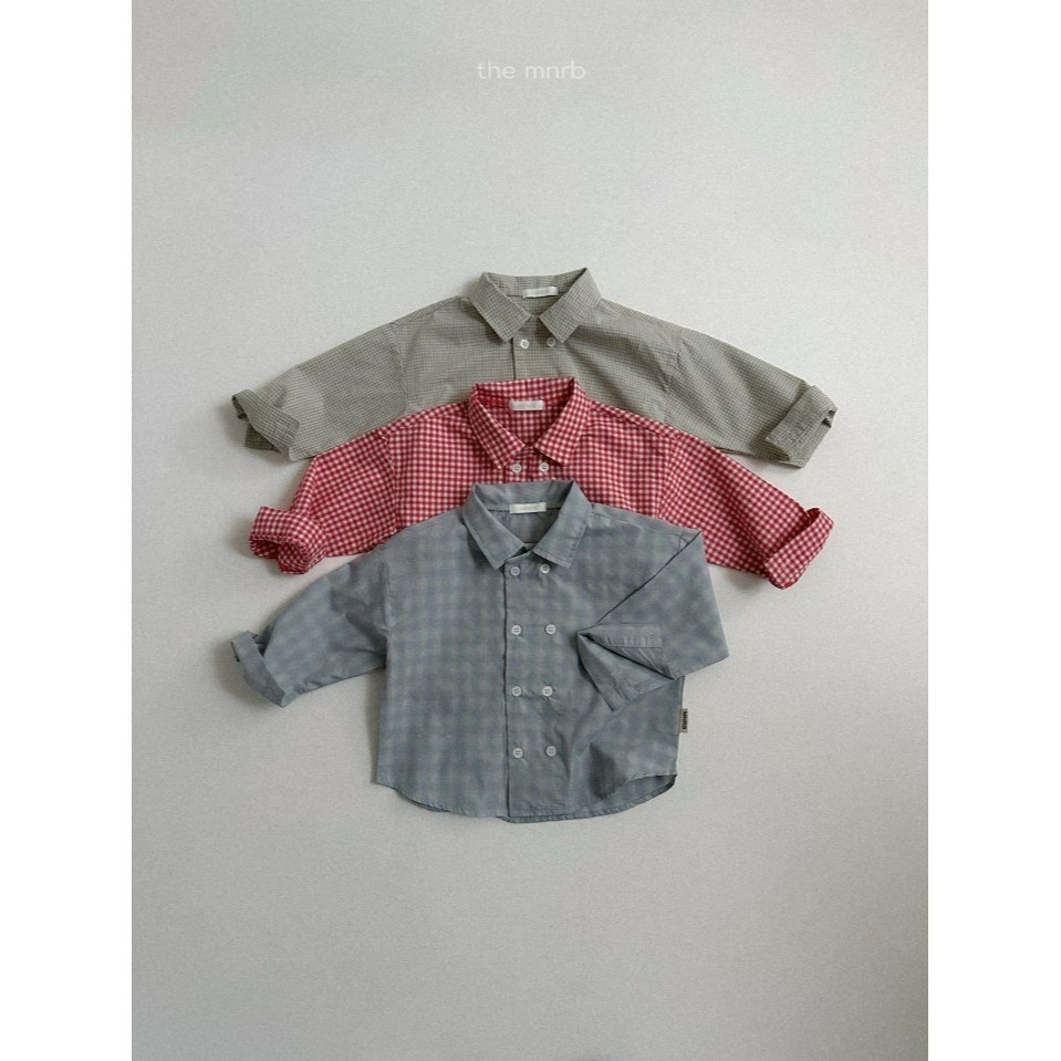 Minirobe 上衣 미니로브 더블카라셔츠-細節圖2