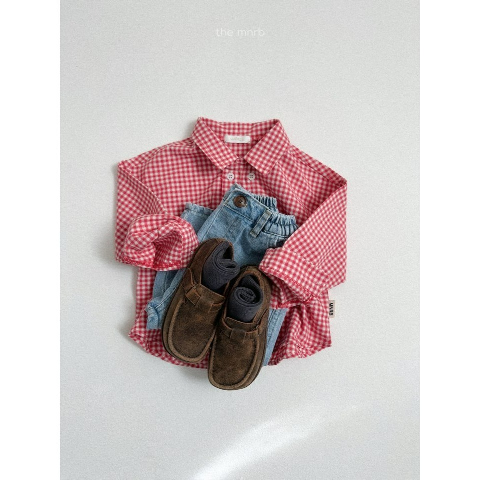 Minirobe 上衣 미니로브 더블카라셔츠-細節圖4