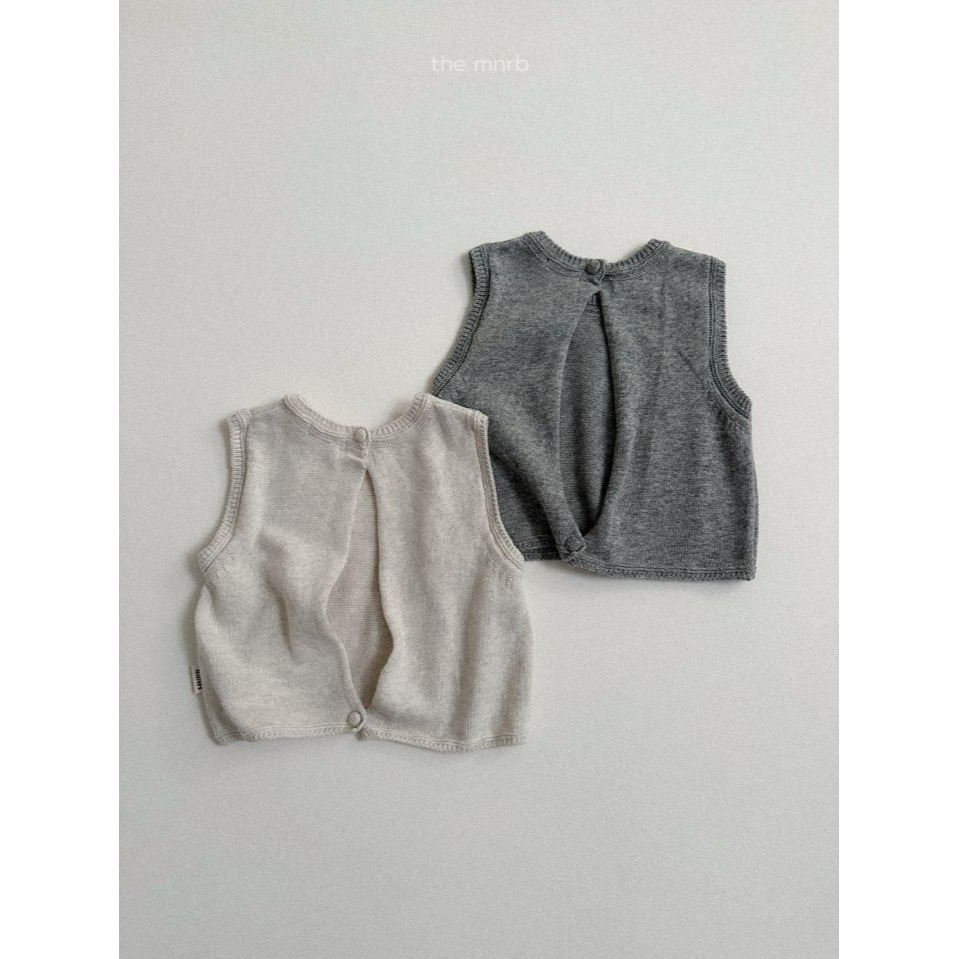 Minirobe 背心 미니로브 오픈베스트-細節圖2