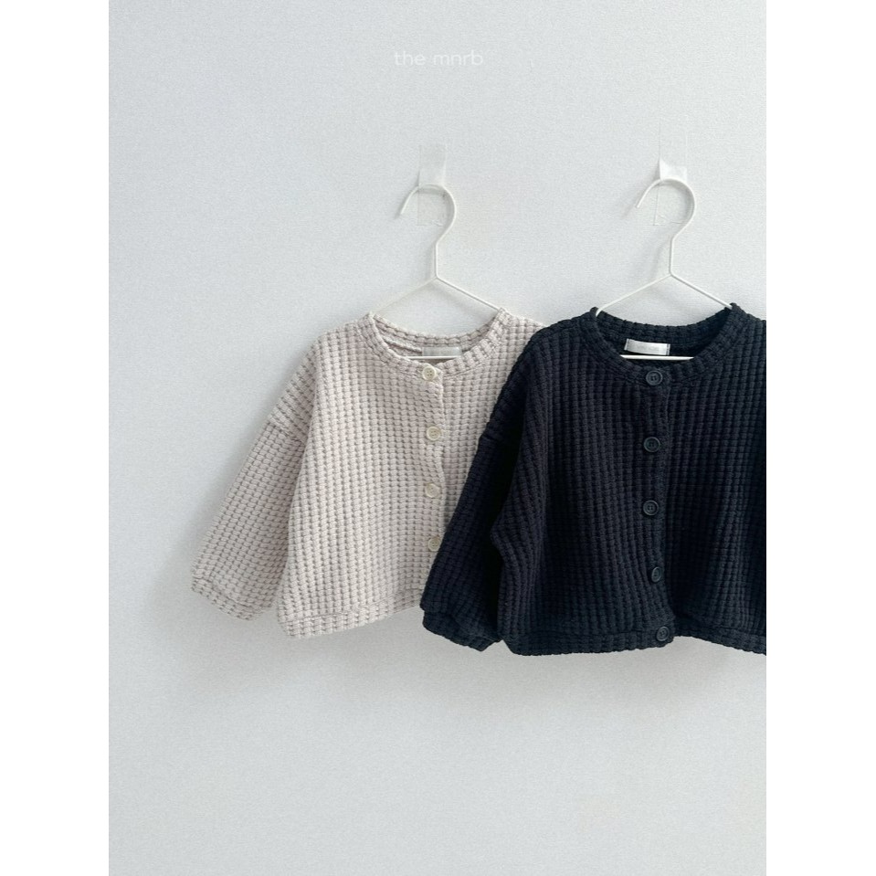 Minirobe 開襟衫 미니로브 모네가디건-細節圖2